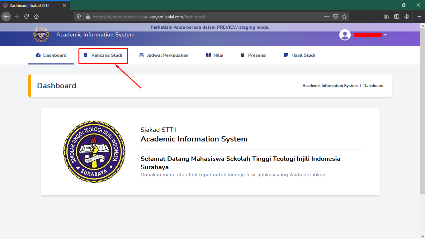 Mengisi KRS - Step 1